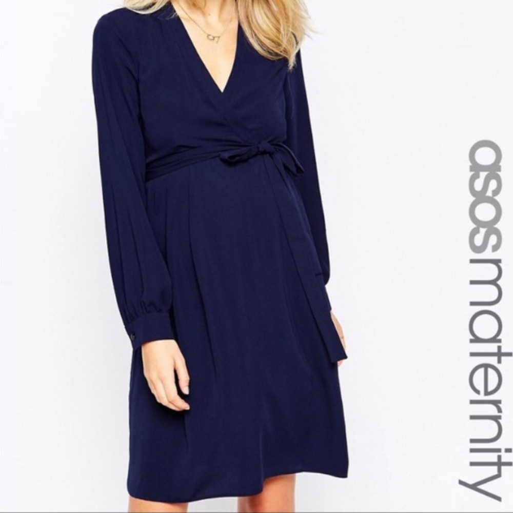 ASOS Maternity Wrap Dress - Picture 3 of 4